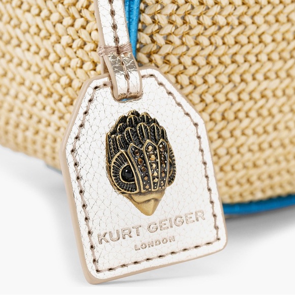 Kurt Geiger London Small Southbank Canvas Camera Crossbody Bag New with Dustbag - Picture 8 of 8